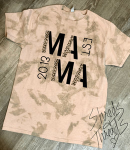 MAMA est. Bleach T-shirt (tan)