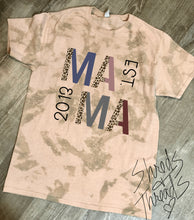 Load image into Gallery viewer, MAMA est. Bleach T-shirt (tan)
