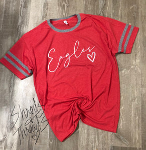 Eagles heart Varsity T-shirt