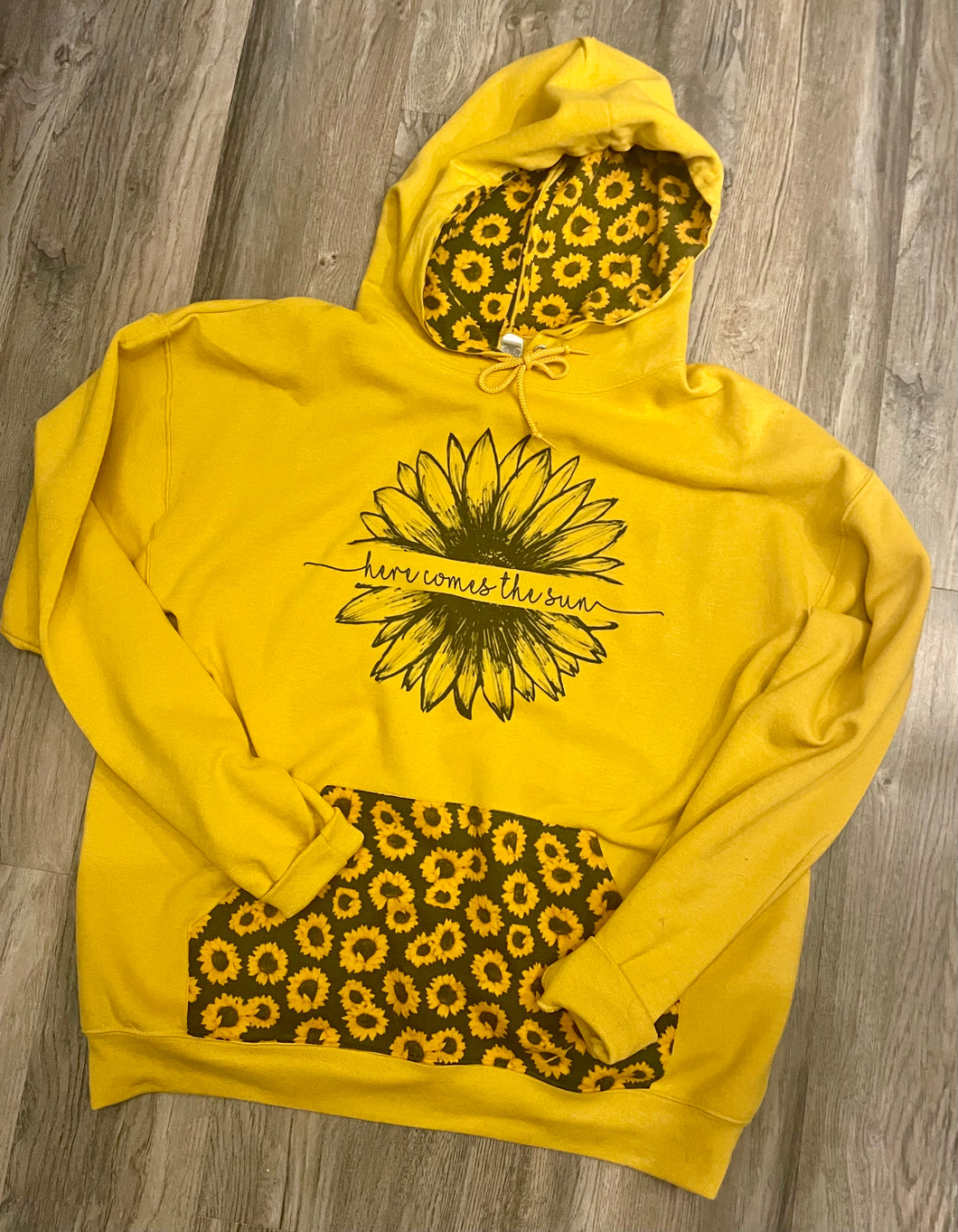 Here Comes the Sunflower hoodie